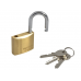 Brass Padlock 40mm 3 Keys